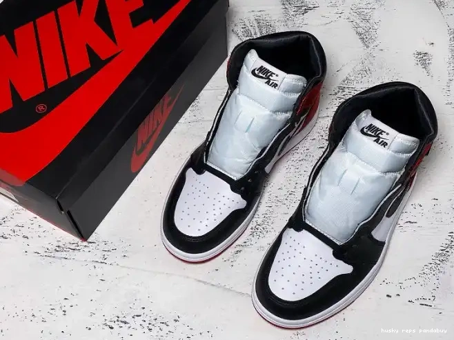 Rep Husky Toe 1 Satin Jordan Black Retro High Air CD0461-016 0322